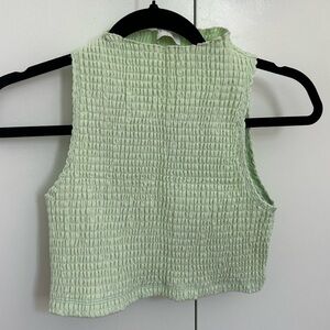 Meshki Sleeveless Linen Shirring Top💚